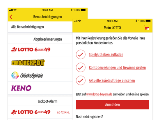 Screen 3 von Lotto Bayern Online App