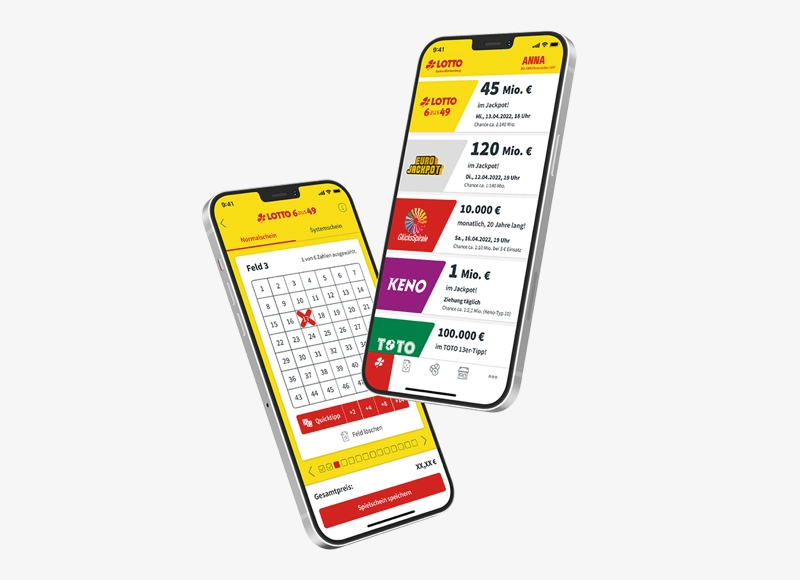 Mobile Lösungen Lotto Baden-Württemberg ANNA App