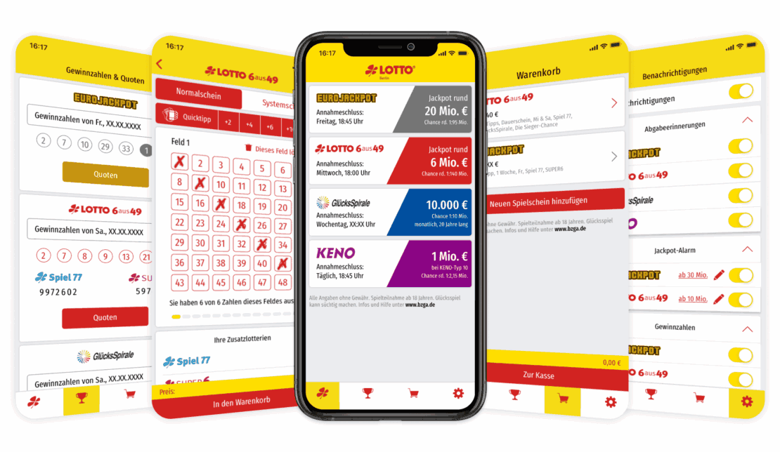 Referenz LOTTO Berlin Online App