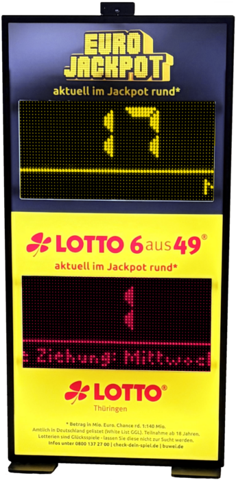 lotto anzeige produkt screen